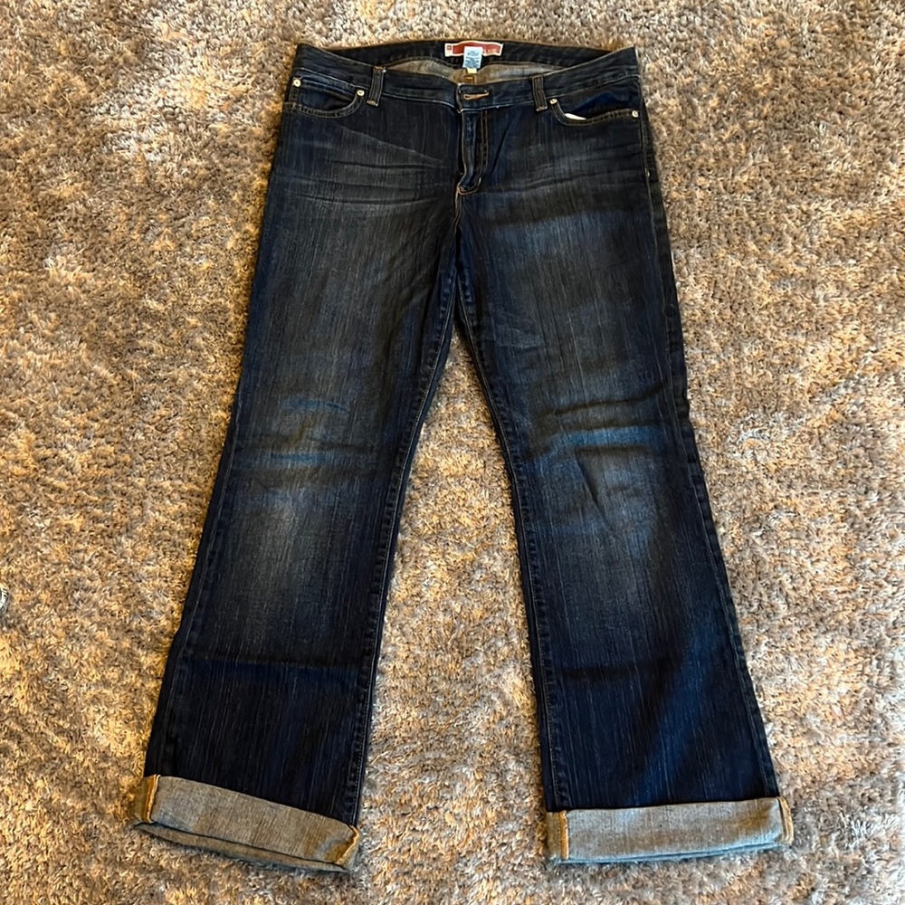 Gap long curvy flare jeans size 14
